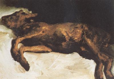 Vincent Van Gogh New-Born Calf Lying on Straw (nn04) oil painting image